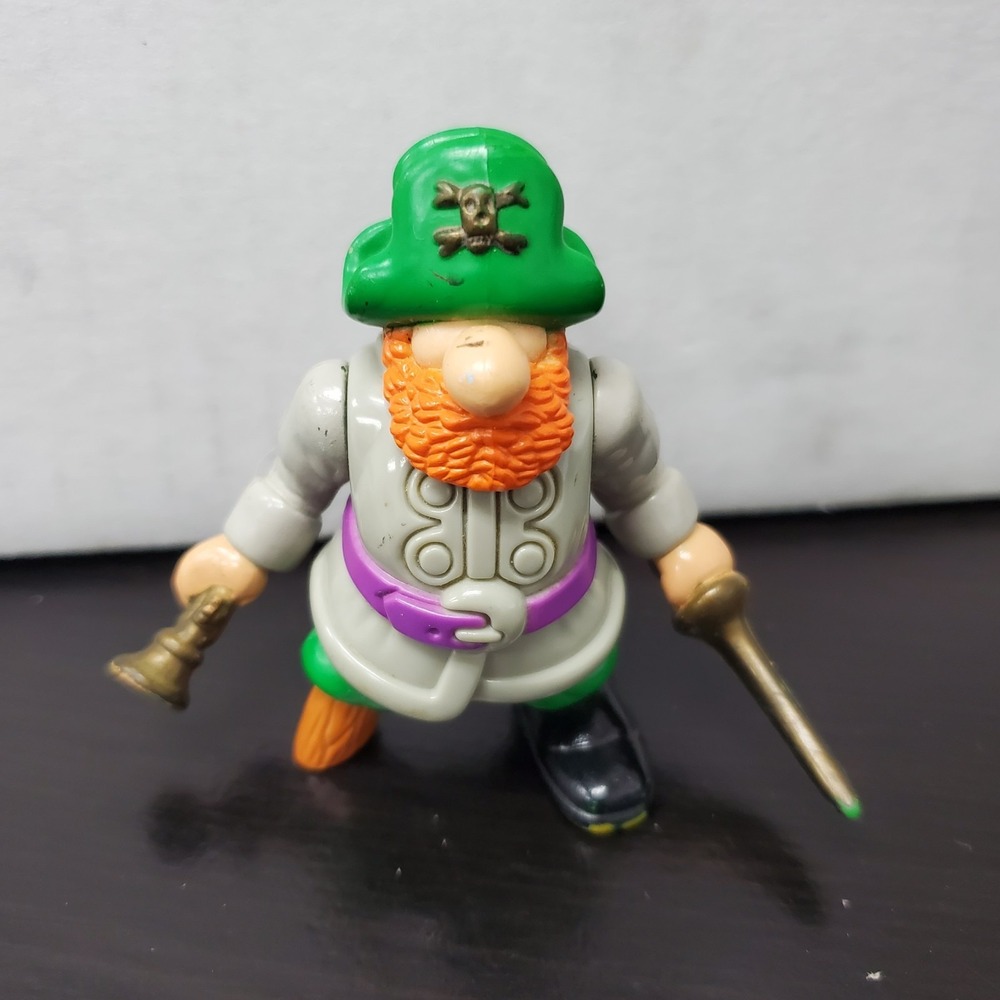 1994 Fisher Price Great Adventures Pirate Captain Peg Leg Action Figure